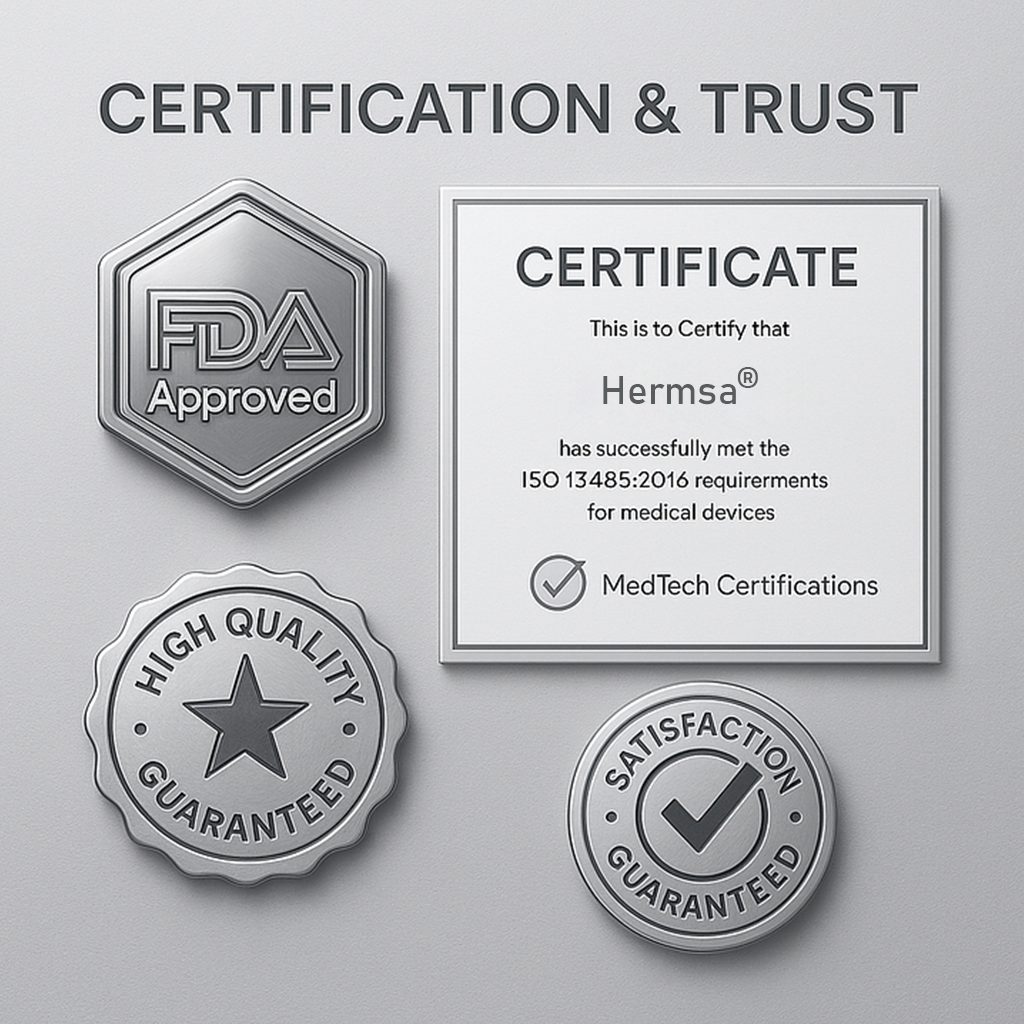 Hermsa®🌈 AdaptableFit Custom-Fit Functional Dentures – Clinically backed comfort-fit dentures | Made in the USA | FDA-Certified🦷