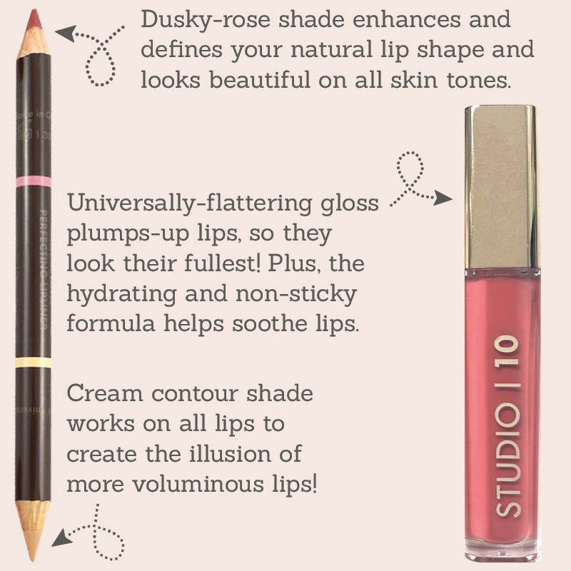 Lip Liner & Plumping Lip Gloss