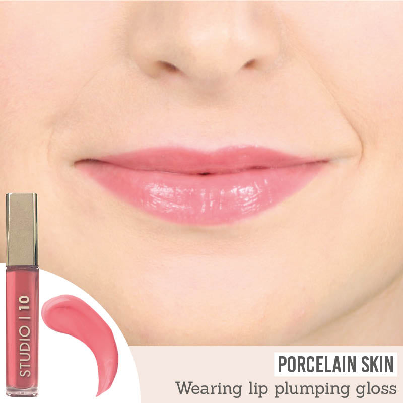 Plumping Lip Gloss in Rose