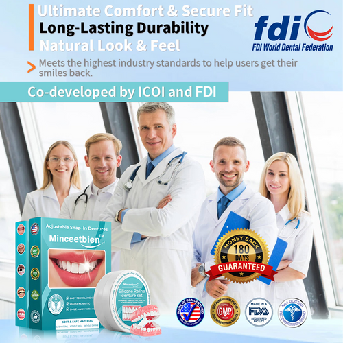 Minceetbien™🗽🗽 Silicone Reline Denture Set (⏰Limited Time 80% Off - Last 30 Minutes ⏰)