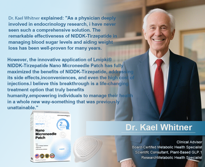 【Lmipki® Official Store】 NIDDK-𝑻𝒊𝒓𝒛𝒆𝒑𝒂𝒕𝒊𝒅𝒆 Nano 𝑴𝒊𝒄𝒓𝒐𝒏𝒆𝒆𝒅𝒍𝒆 𝑷𝒂𝒕𝒄𝒉 🇺🇸👨‍⚕️（Zero Pain, 24/7 Release | Lose 20lbs FAST | 90% Sugar Drop | ）🦄