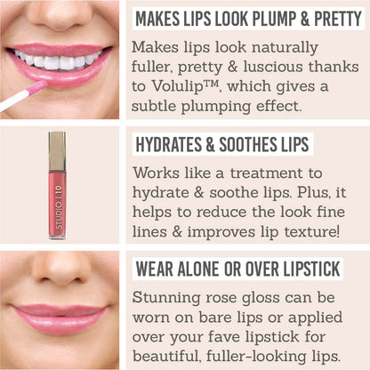 Plumping Lip Gloss in Rose